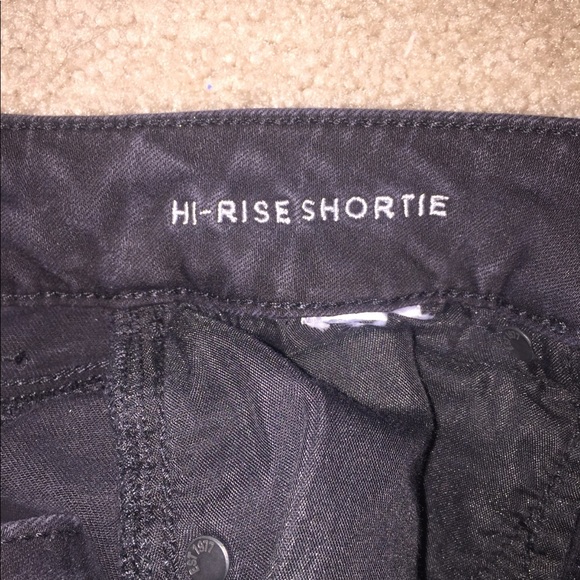 Hi - rise black jean shorts - Picture 5 of 5